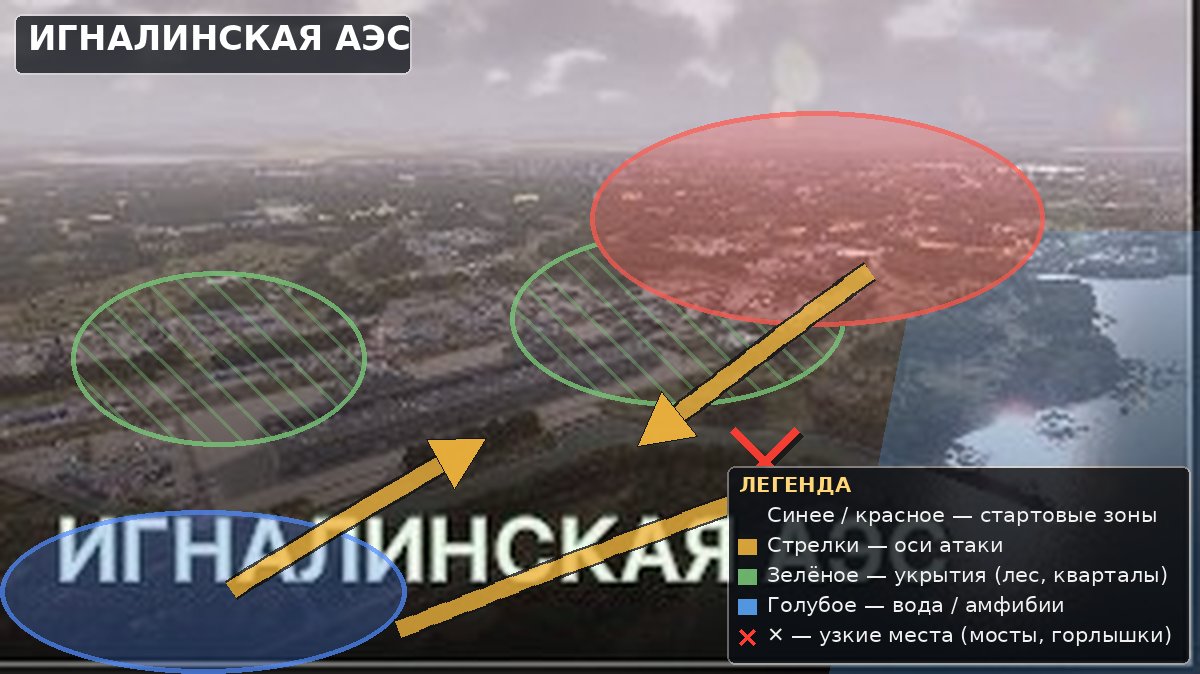 Тактическая карта: Игналинская АЭС